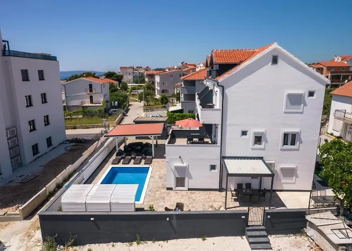 In Okrug Gornji With Sea View, Terrace, Air Conditioning, Wifi 5134-4 Appartement Trogir